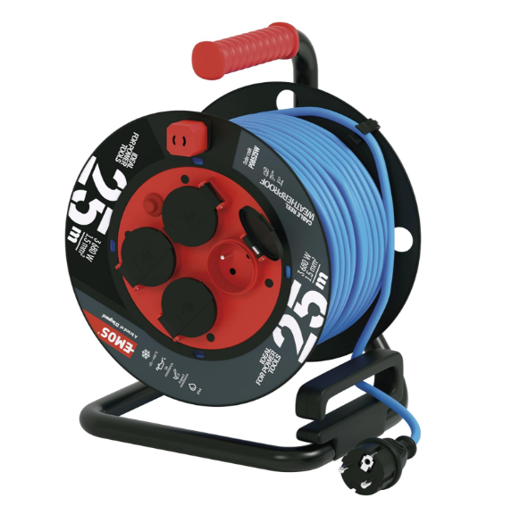 Enrouleur cable electrique 25m